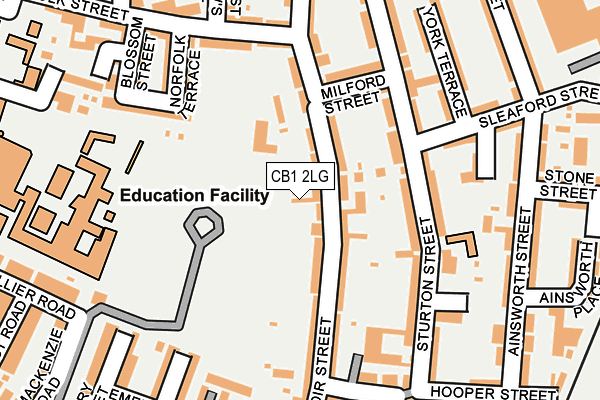 Map of THE STANDARD PUB LIMITED at local scale