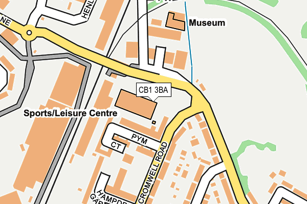 CB1 3BA map - OS OpenMap – Local (Ordnance Survey)