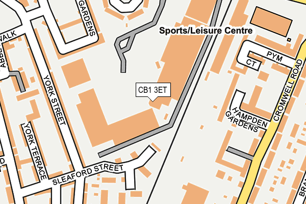 CB1 3ET map - OS OpenMap – Local (Ordnance Survey)