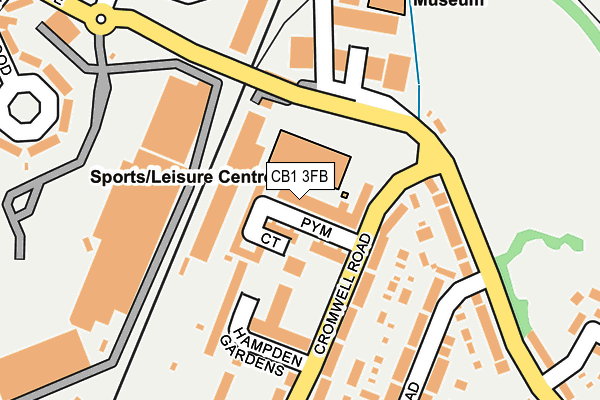 CB1 3FB map - OS OpenMap – Local (Ordnance Survey)