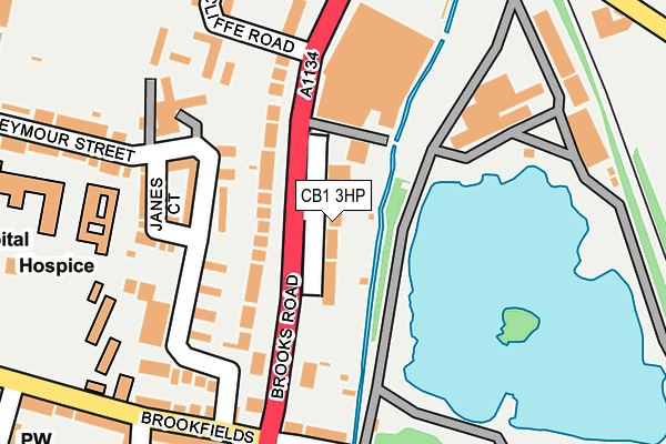 CB1 3HP map - OS OpenMap – Local (Ordnance Survey)