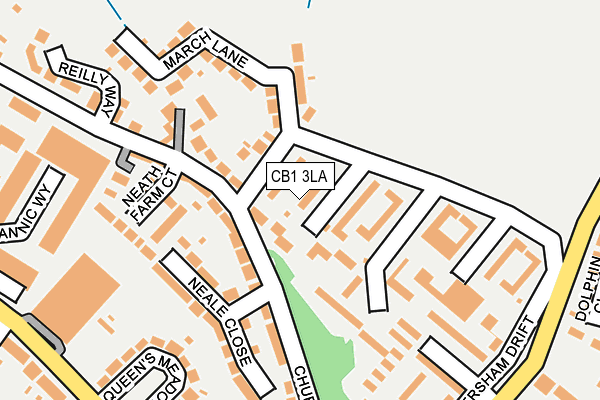 CB1 3LA map - OS OpenMap – Local (Ordnance Survey)