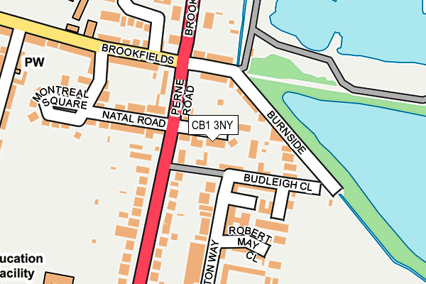 CB1 3NY map - OS OpenMap – Local (Ordnance Survey)