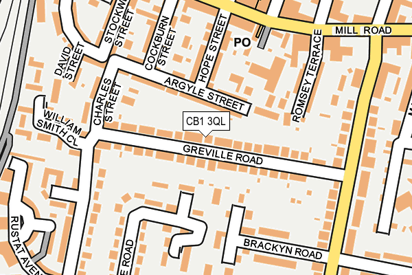 CB1 3QL map - OS OpenMap – Local (Ordnance Survey)