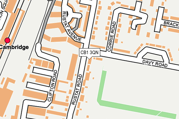 CB1 3QN map - OS OpenMap – Local (Ordnance Survey)