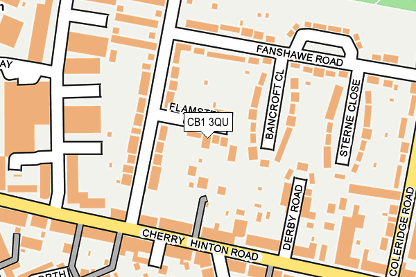 CB1 3QU map - OS OpenMap – Local (Ordnance Survey)