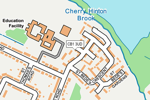 CB1 3UD map - OS OpenMap – Local (Ordnance Survey)