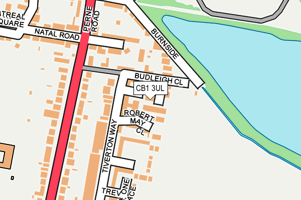 CB1 3UL map - OS OpenMap – Local (Ordnance Survey)