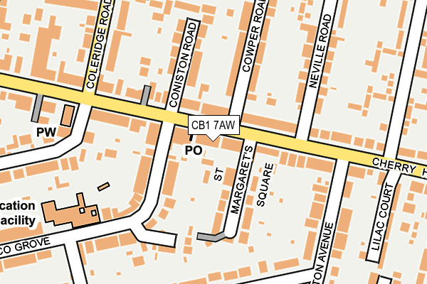 Map of CAMBRIDGE BUILDING CONSTRUCTION LIMITED at local scale