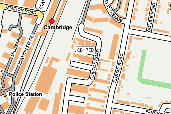 Map of NAMASTE CAMBRIDGE LTD at local scale