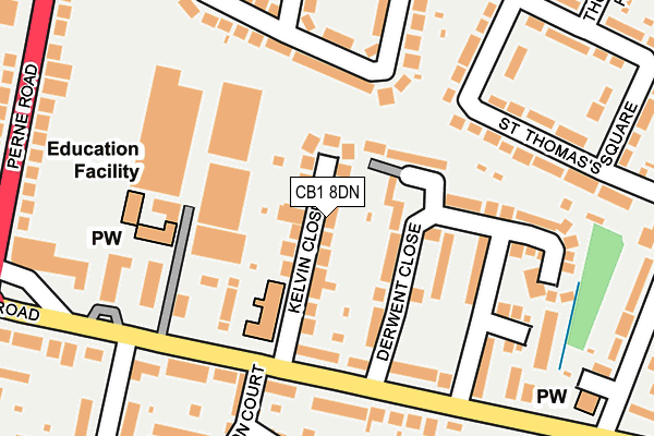 Map of CAMBRIDGE SILICON AGE CENTRE FOR INNOVATION LTD at local scale