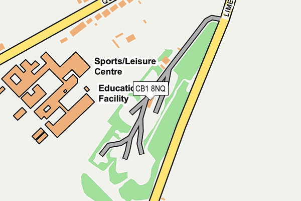CB1 8NQ map - OS OpenMap – Local (Ordnance Survey)