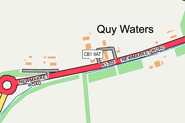 CB1 9AT map - OS OpenMap – Local (Ordnance Survey)