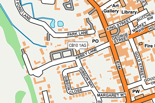 CB10 1AG map - OS OpenMap – Local (Ordnance Survey)