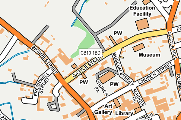 CB10 1BD map - OS OpenMap – Local (Ordnance Survey)