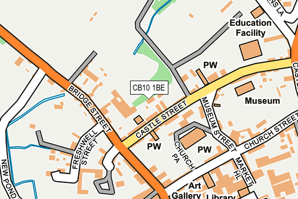 CB10 1BE map - OS OpenMap – Local (Ordnance Survey)