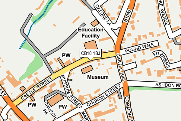 CB10 1BJ map - OS OpenMap – Local (Ordnance Survey)