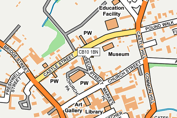 CB10 1BN map - OS OpenMap – Local (Ordnance Survey)