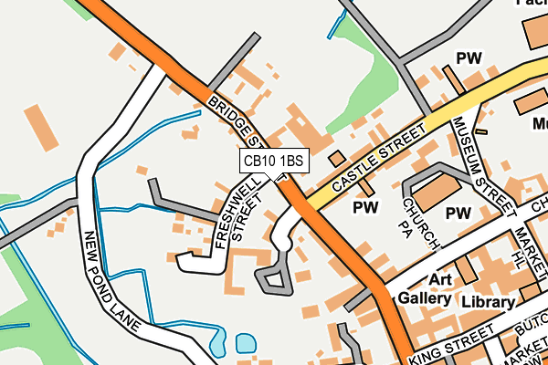 CB10 1BS map - OS OpenMap – Local (Ordnance Survey)