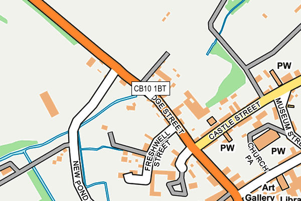 CB10 1BT map - OS OpenMap – Local (Ordnance Survey)