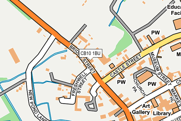 CB10 1BU map - OS OpenMap – Local (Ordnance Survey)