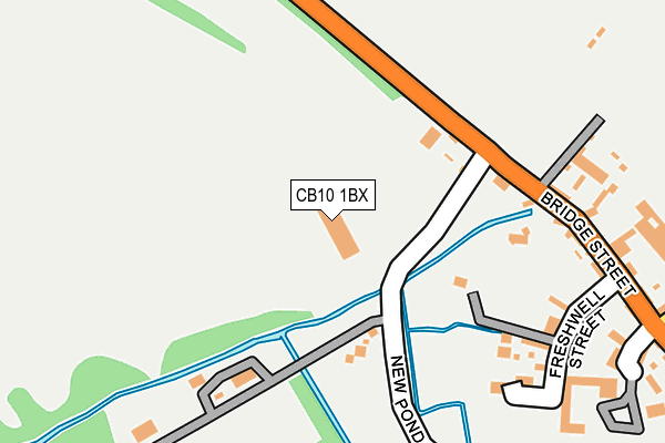 CB10 1BX map - OS OpenMap – Local (Ordnance Survey)