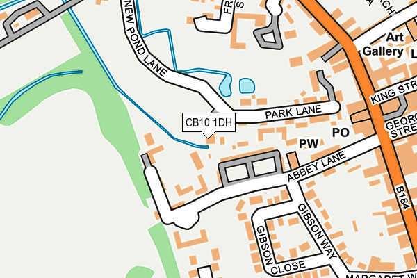 CB10 1DH map - OS OpenMap – Local (Ordnance Survey)