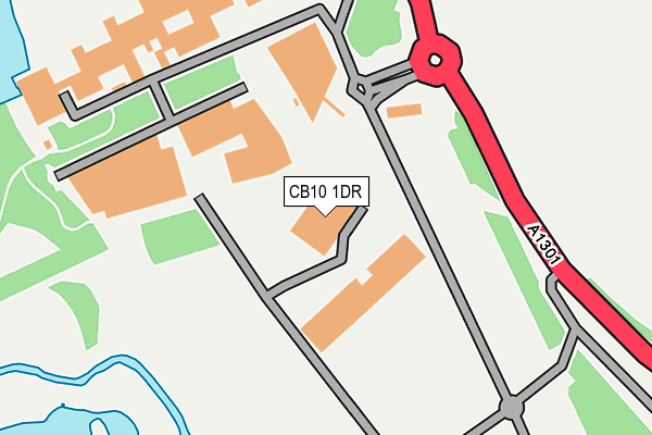 CB10 1DR map - OS OpenMap – Local (Ordnance Survey)