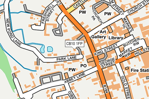 CB10 1FP map - OS OpenMap – Local (Ordnance Survey)