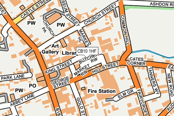 CB10 1HF map - OS OpenMap – Local (Ordnance Survey)