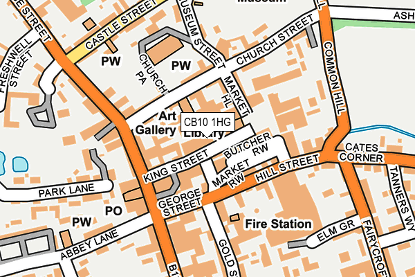 CB10 1HG map - OS OpenMap – Local (Ordnance Survey)