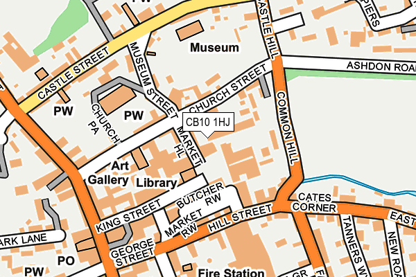 CB10 1HJ map - OS OpenMap – Local (Ordnance Survey)