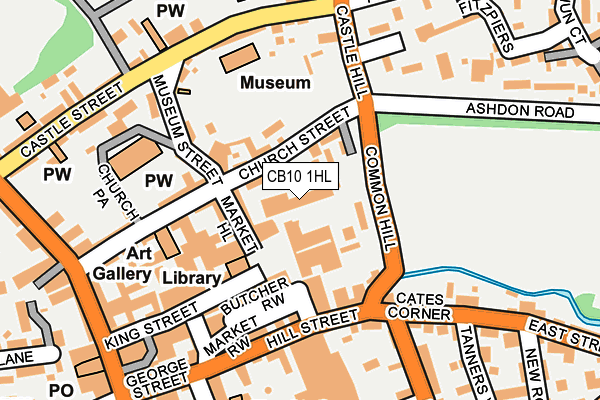 CB10 1HL map - OS OpenMap – Local (Ordnance Survey)