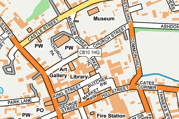 CB10 1HQ map - OS OpenMap – Local (Ordnance Survey)