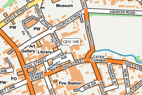 CB10 1HR map - OS OpenMap – Local (Ordnance Survey)
