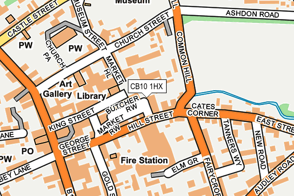 CB10 1HX map - OS OpenMap – Local (Ordnance Survey)