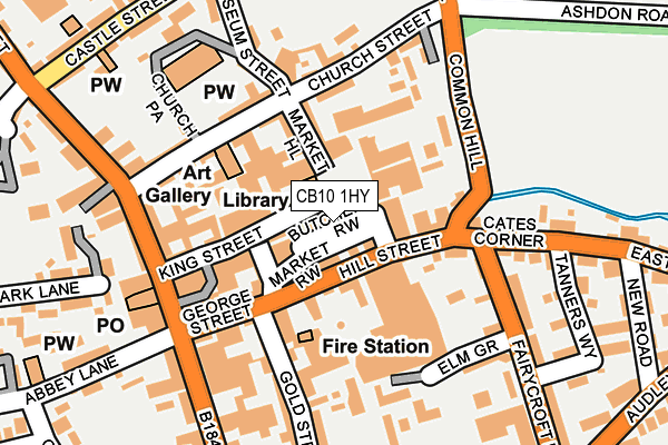 CB10 1HY map - OS OpenMap – Local (Ordnance Survey)