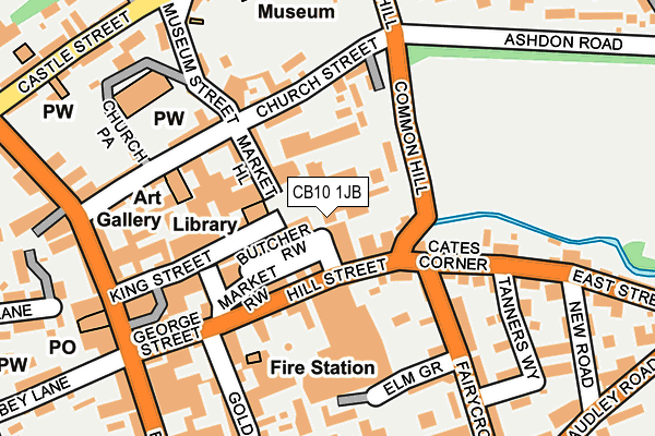 CB10 1JB map - OS OpenMap – Local (Ordnance Survey)