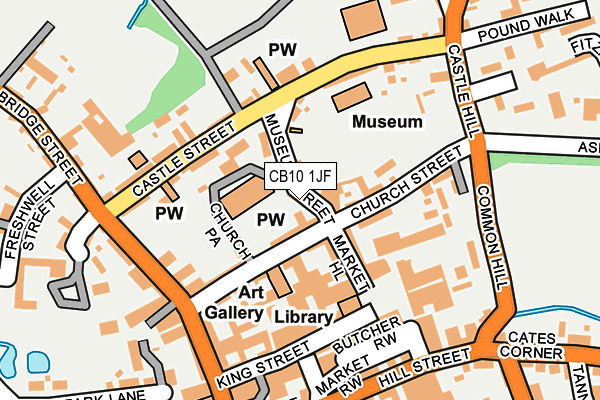 CB10 1JF map - OS OpenMap – Local (Ordnance Survey)