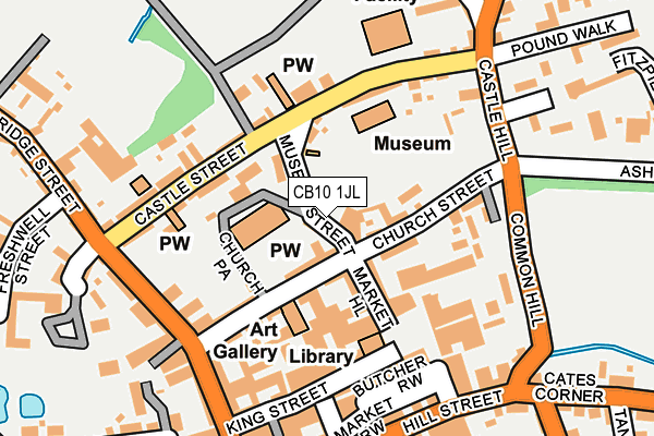 CB10 1JL map - OS OpenMap – Local (Ordnance Survey)