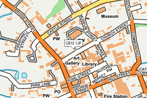 CB10 1JP map - OS OpenMap – Local (Ordnance Survey)