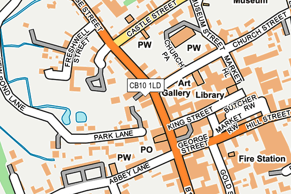 CB10 1LD map - OS OpenMap – Local (Ordnance Survey)