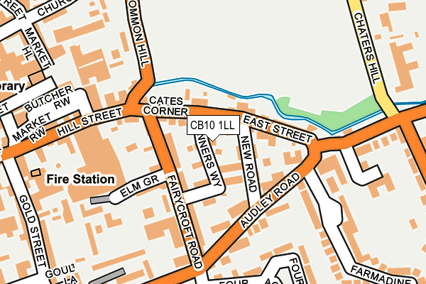 CB10 1LL map - OS OpenMap – Local (Ordnance Survey)
