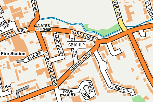 CB10 1LP map - OS OpenMap – Local (Ordnance Survey)