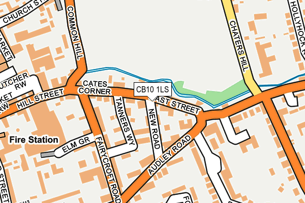 CB10 1LS map - OS OpenMap – Local (Ordnance Survey)