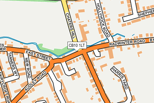CB10 1LT map - OS OpenMap – Local (Ordnance Survey)
