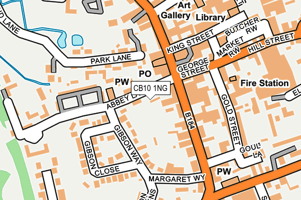 CB10 1NG map - OS OpenMap – Local (Ordnance Survey)
