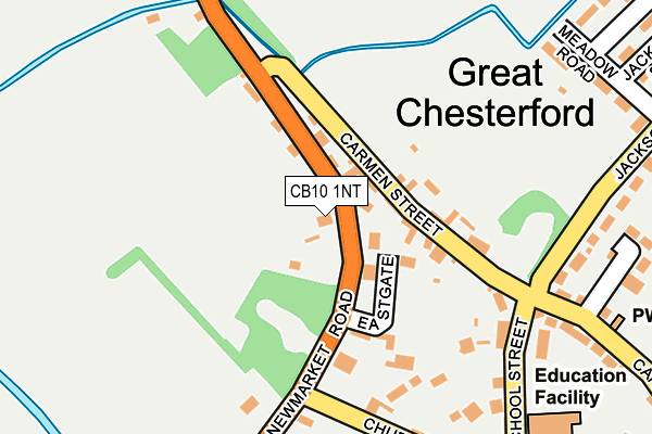 CB10 1NT map - OS OpenMap – Local (Ordnance Survey)