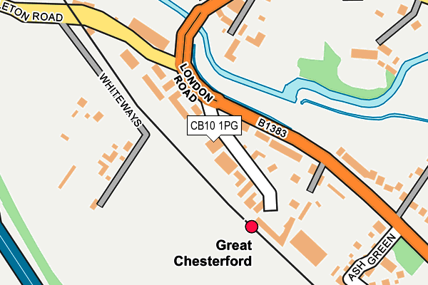 CB10 1PG map - OS OpenMap – Local (Ordnance Survey)