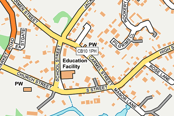 CB10 1PH map - OS OpenMap – Local (Ordnance Survey)
